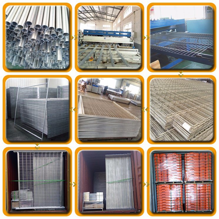 Heavy Duty Hot DIP Galvanized Iron Temporary Welded Wire Mesh Panel