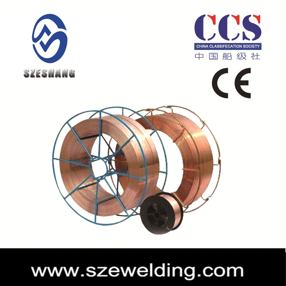 CO2 Gas Shield Arc Welding Wire Er70s-6 Copper Coated Welding Wire Solid Sg2 Welding Wire