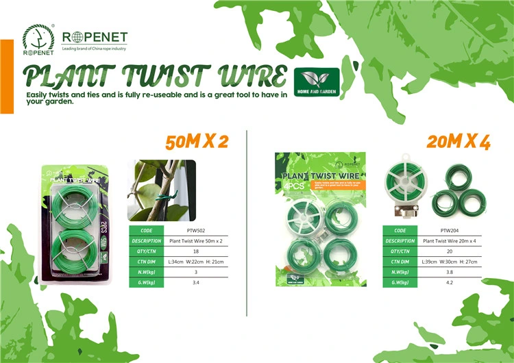 Garden Wire Green PVC Coated with Competitive Price