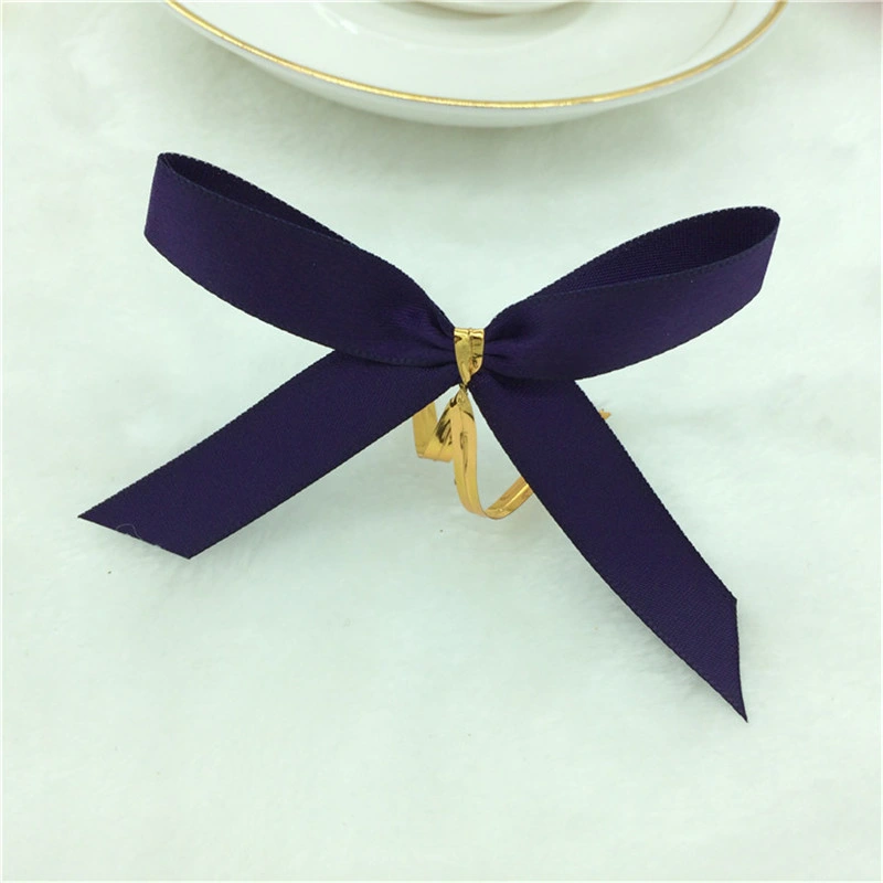 Wire Twist Tie Pre Made Gift Ribbon Bow Decoration Ribbon Tie