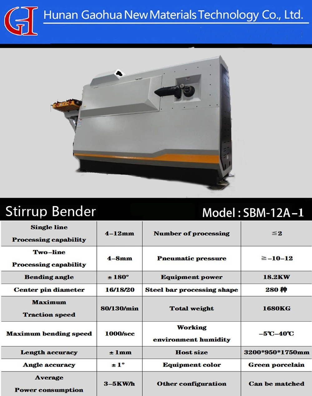 Steel Bar Cutting and Bending Machine/CNC Wire Bending Machine for Rebar Stirrup Bending Machine