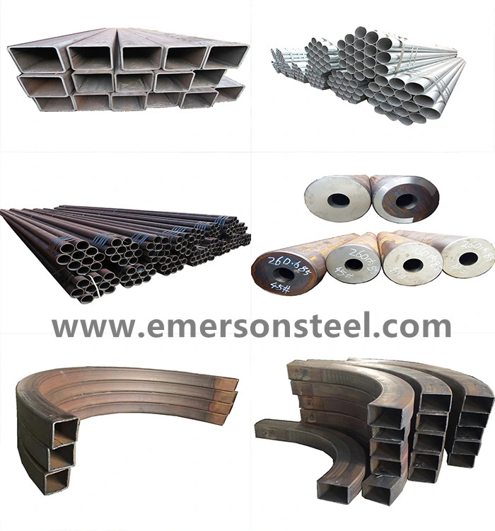 Mild Steel Annealed Black Iron Round Pipe / Tube Extruded Steel Tube, Black Round Tube