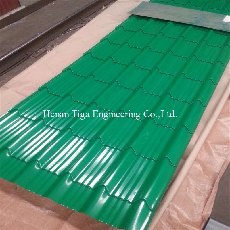 Metal Building Materials Step Profile Glazed Prepainted Roof Fence Panels