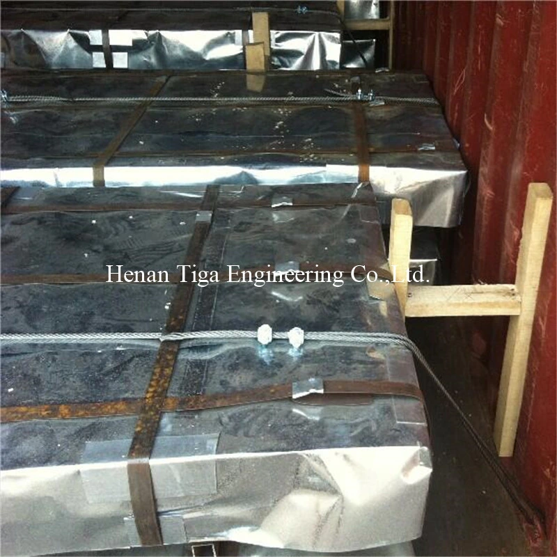 Metal Building Materials Step Profile Glazed Prepainted Roof Fence Panels