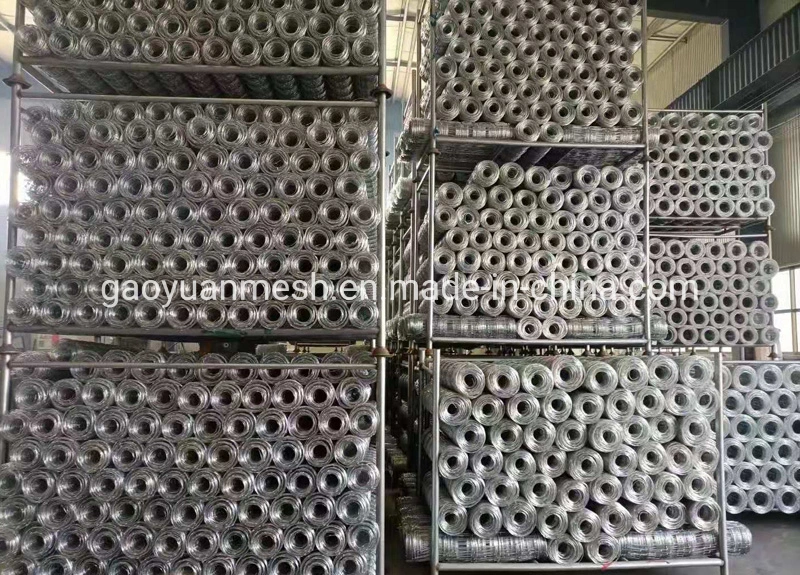 Hot Dipped Galvanized High Tensile Strength Fixed Knot Feild Fence for Deer Fencing