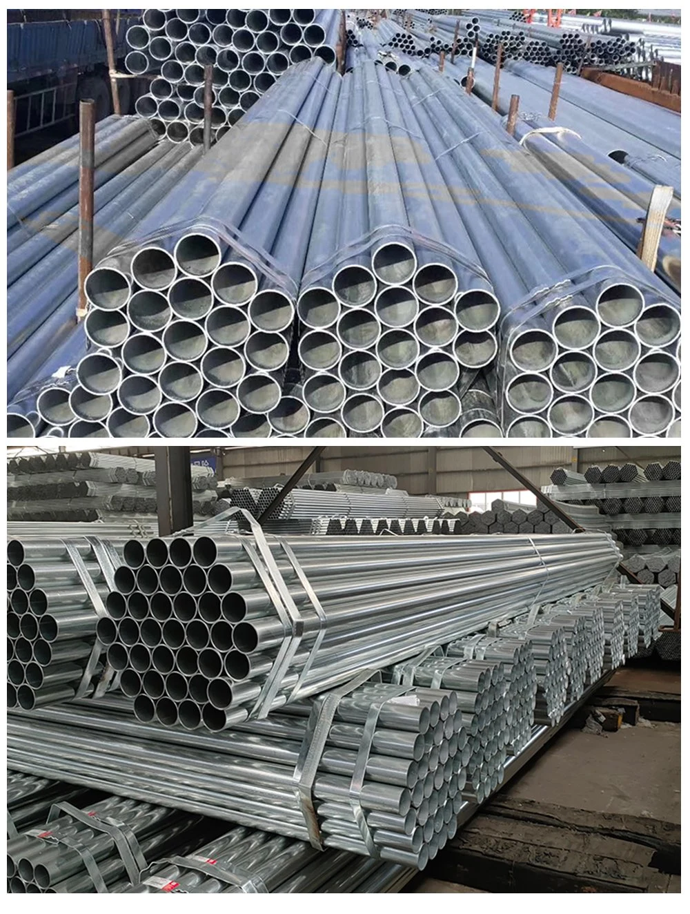 Q195 Q235 Q345 Galvanized Iron Pipe Manufacturer Hot DIP Galvanized Steel Pipe Gi Round Tube