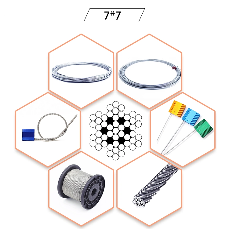 Various Diameter Galvanized Steel Wire Cable Rope 3mm 4mm 5mm