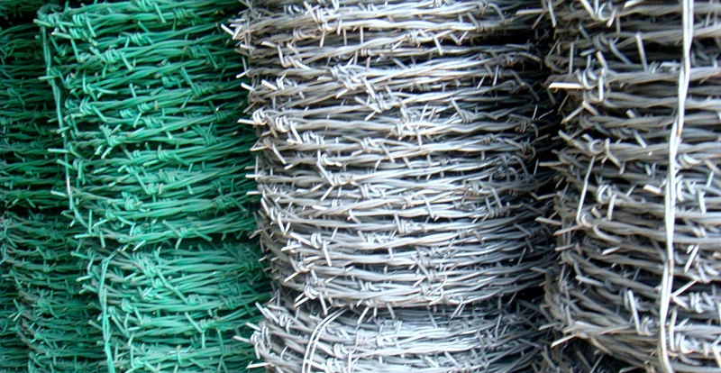 Cheap Plastic Barb Wire Fence Bulk PVC Coated Barbed Wire