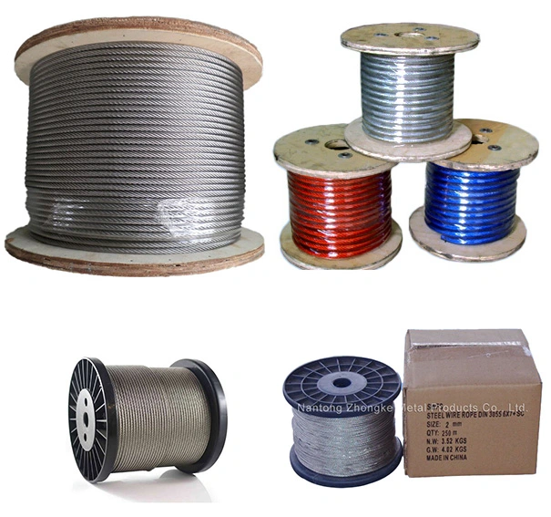 6X19+Iwrc Diameter 16mm Steel Wire Ungalvanized and Galvanized