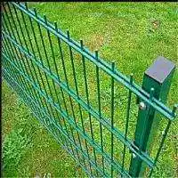 Ornamental Double Loop Wire Garden Fence /Double Wire Mesh Fence