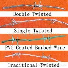 Barbed Iron Wire (electric galvanized)