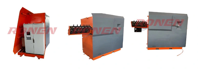 High Efficiency Cutting / Bending Auto PLC CNC Wire Stirrup Rebar Bending Machine Supplier