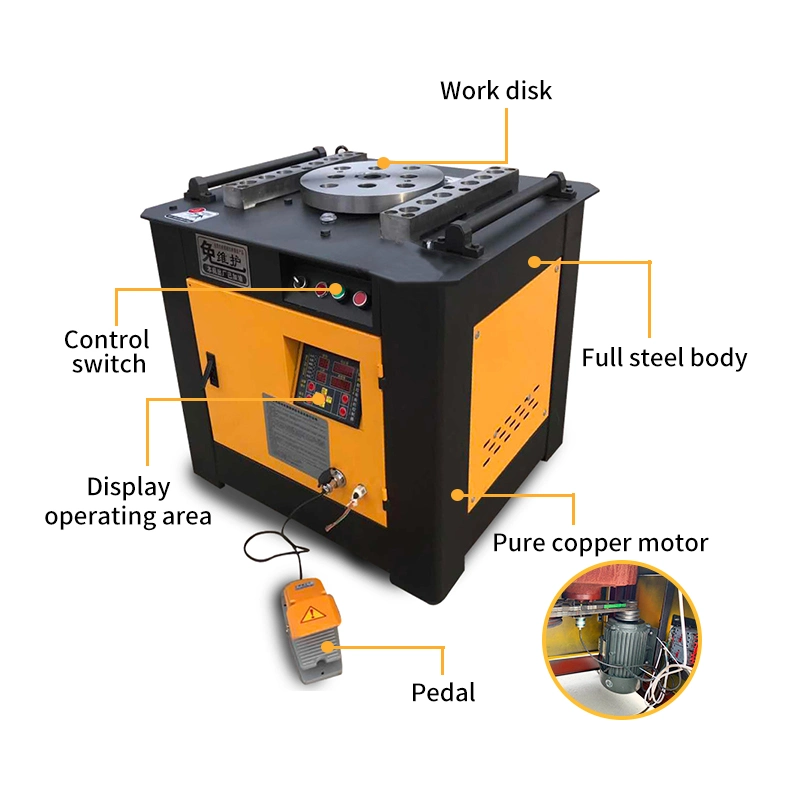 Steel Bar Bending Machine Steel Wire Bending Machine Steel Rebar Bender Portable Bending Tool