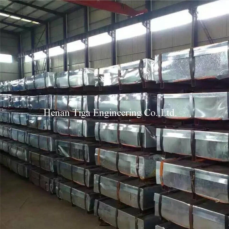 Metal Building Materials Step Profile Glazed Prepainted Roof Fence Panels