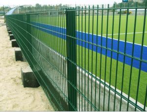 868/656 PVC Powder Coated/Galvanized Double Iron Wire Mesh Fence