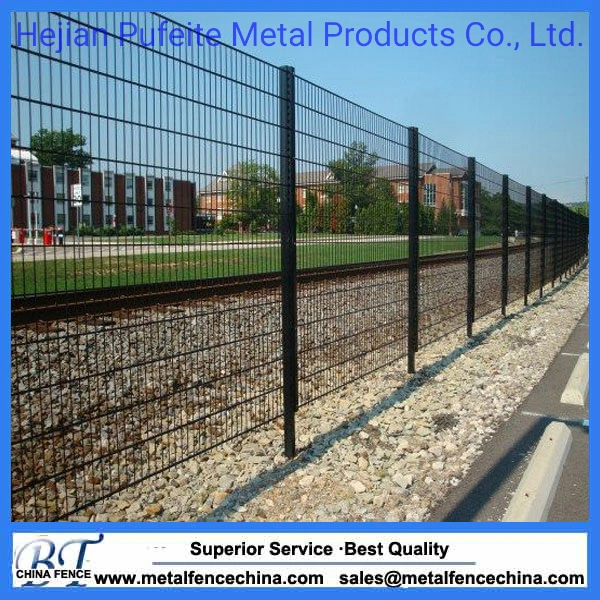 Heavy Duty Perimeter Fencing Twin Wire Fencing 656 Twin Wire Sport Fencing