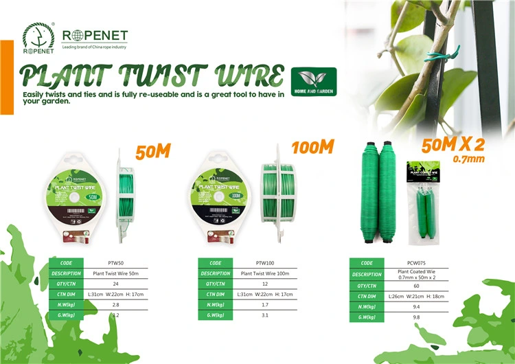 Garden Wire Green PVC Coated with Competitive Price