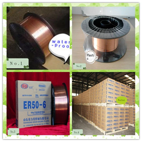 MIG Wire/Copper Coated Welding Wire Er70s-6 CO2 Welding Wire