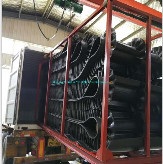 Ts Type Sidewall Rubber Conveyor Belt Chain