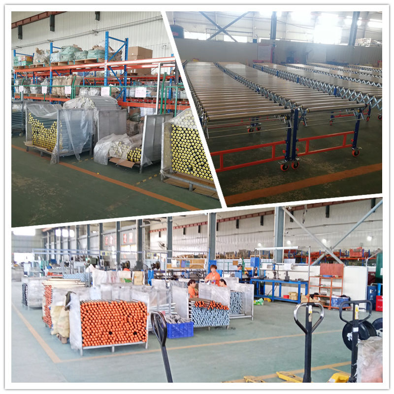 Speed Adjustable Flexible Expandable Motorized Steel Roller Conveyor