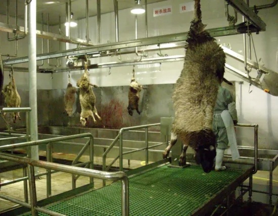 Sheep/Goat Hide Conveying System Cattle Conveyor Belt