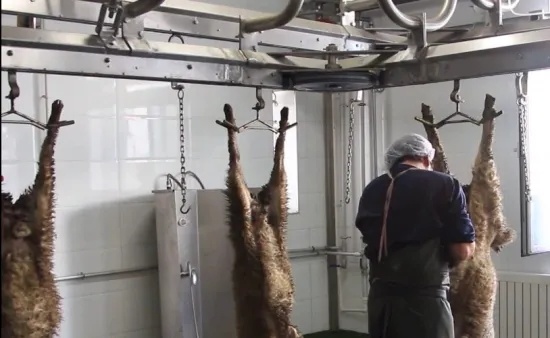 Sheep/Goat Hide Conveying System Cattle Conveyor Belt