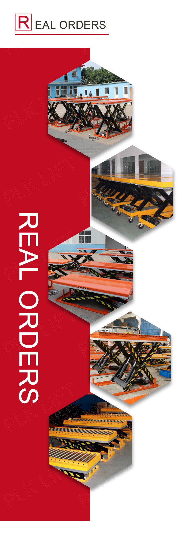 Vertical Lift Conveyor Hydraulic Scissor Lift Table
