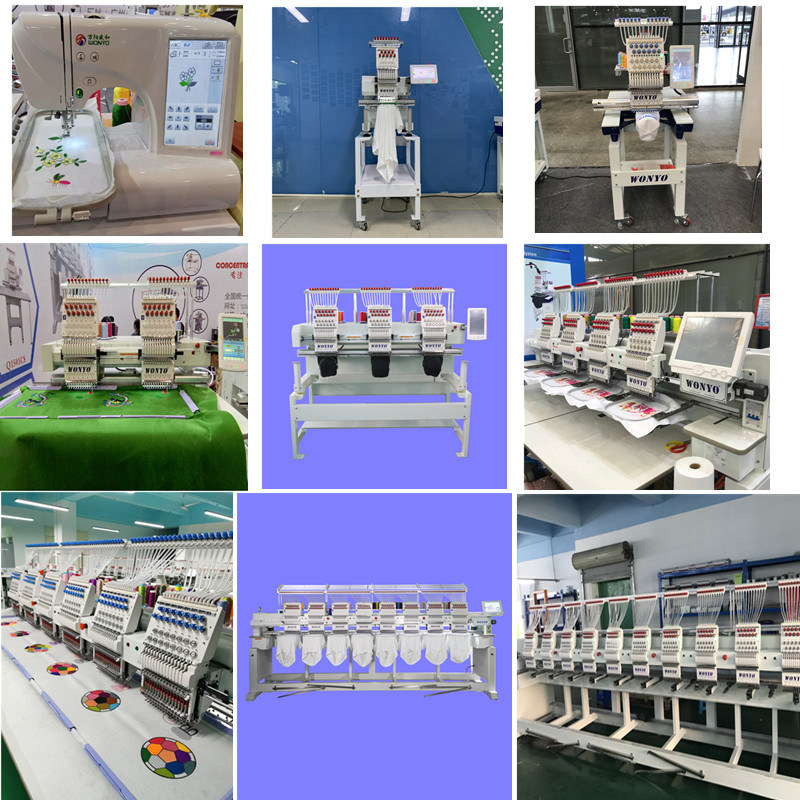 China Computerized 2 Head Sewing and Computer Embroidery Machine