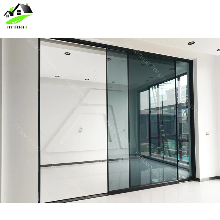 Commercial Building Entry Door Aluminum Sliding Door Glass Sliding Door