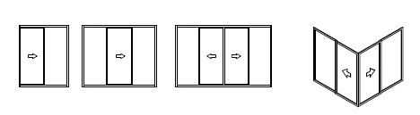 Sliding Door, Aluminium Sliding Door, 3 Tracks Sliding Door with As2047