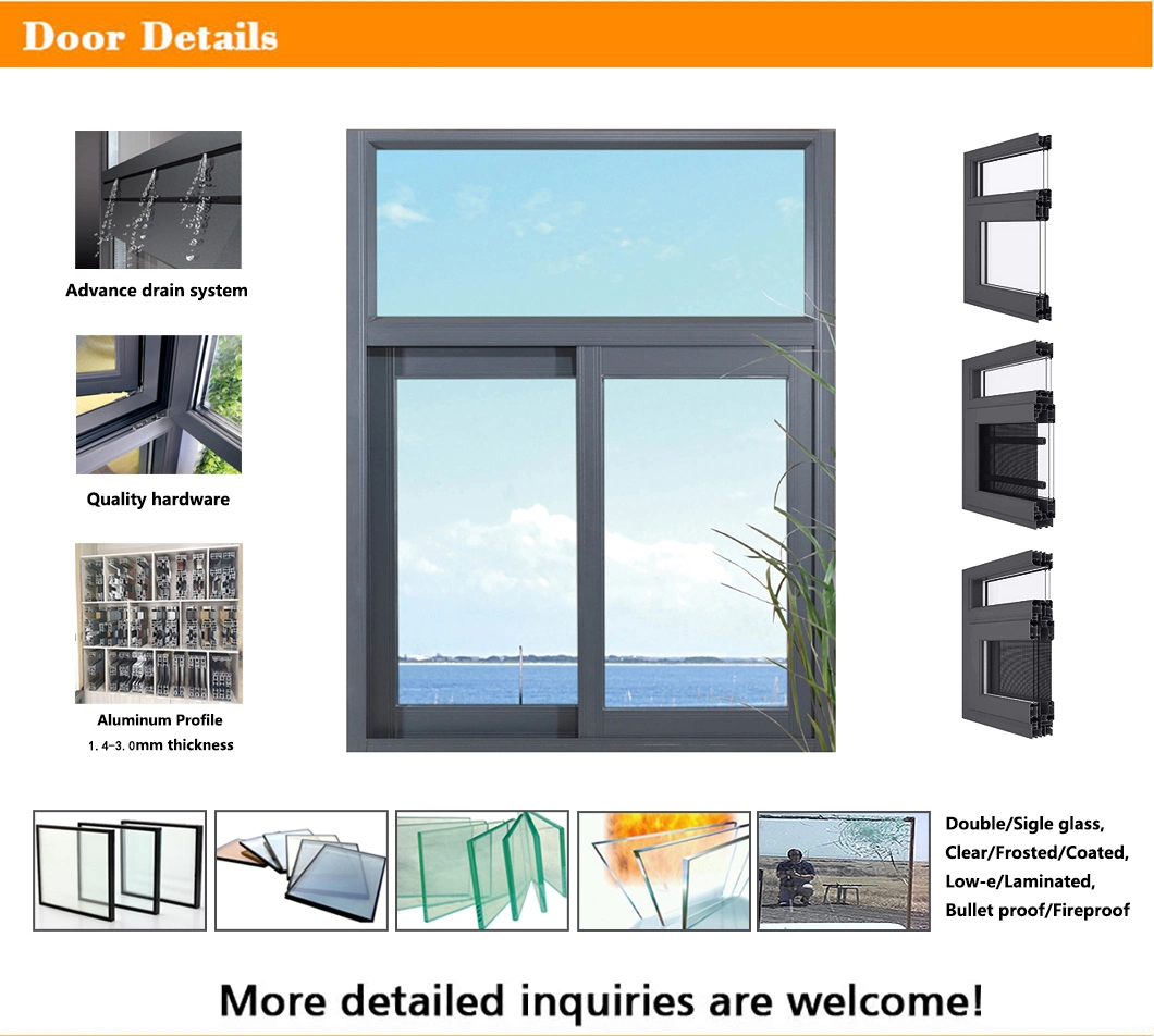 Vinyl Window Aluminium Sliding Door Aluminium Frame Sliding Window