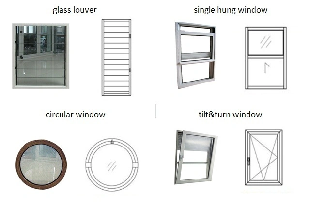 Aluminum Door/Aluminium Bathroom Doors/ Aluminium Sliding Door