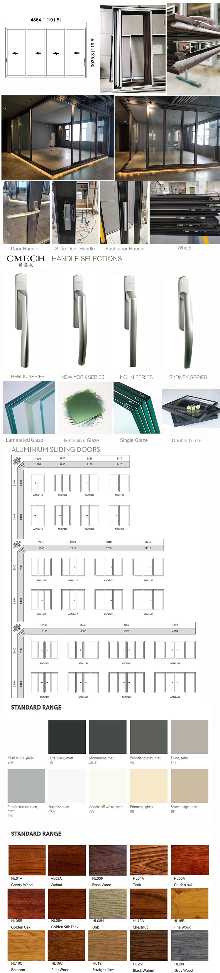 Double Glass Patio Doors Patio Slider Doors Aluminium Entry Door