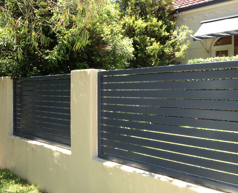 Garden Security Fence Aluminum Fencing Panel Aluminum Fence Slats for Chain Link Fence with Gates