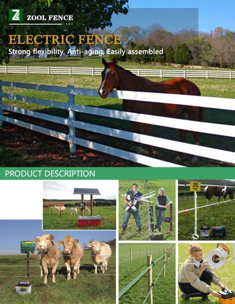 Fiberglass Post Animal Fence Electric Fence Post for Specification Custom