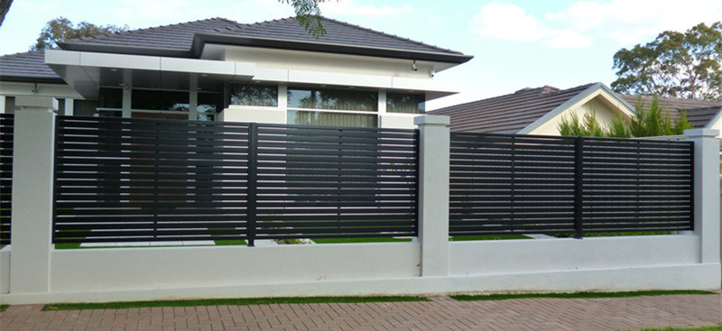 Garden Security Fence Aluminum Fencing Panel Aluminum Fence Slats for Chain Link Fence with Gates