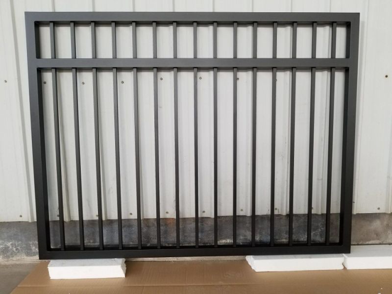 Anti Thief Zinc Steel Back and Front Yard Fences Galvanized Iron Anti Climb Building Fence Yard Guard Fence