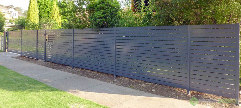 Garden Security Fence Aluminum Fencing Panel Aluminum Fence Slats for Chain Link Fence with Gates