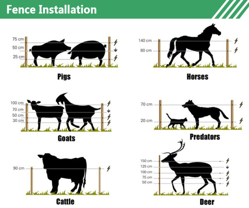 Fiberglass Post Animal Fence Electric Fence Post for Specification Custom