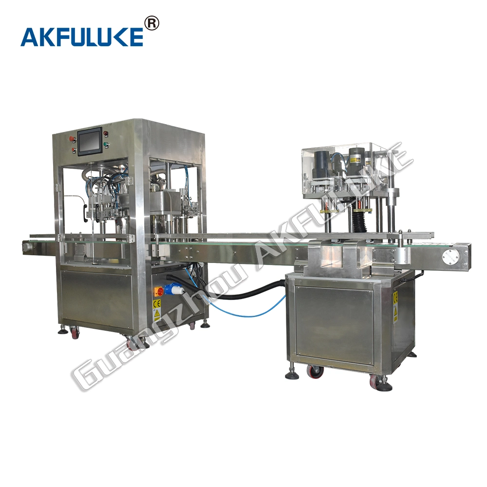 Fully Automatic Multi Head Liquid Bottle Filling Machine Pneumatic Bottle Filler