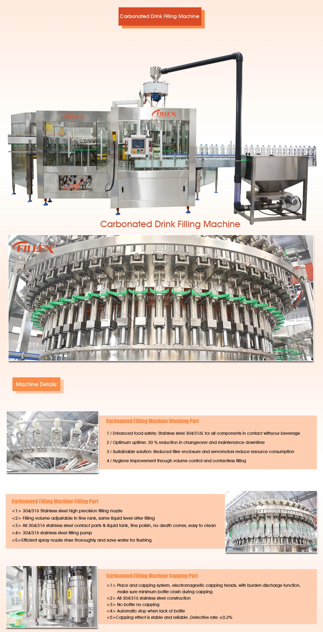 Fruit Juice Bottling Filling and Packaging Machine 4 in 1 Juice Seed Filling Machine