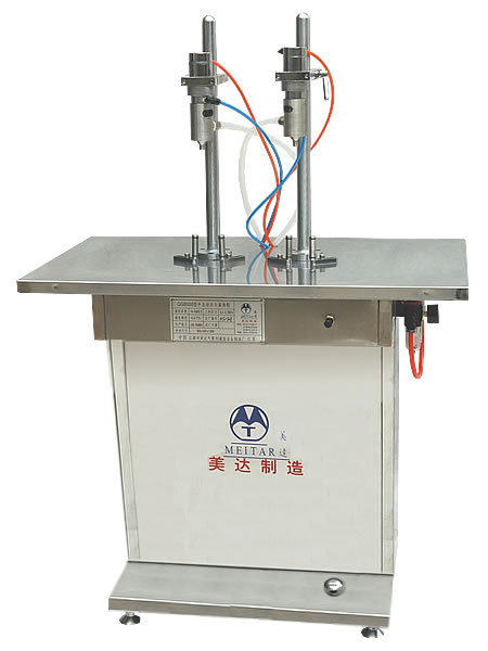 Semi Automatic Liquid Filling Crimping Gas Filling Aerosol Spray Can Filling Machine