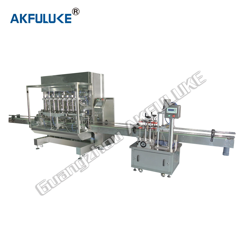 Fully Automatic Multi Head Liquid Bottle Filling Machine Pneumatic Bottle Filler