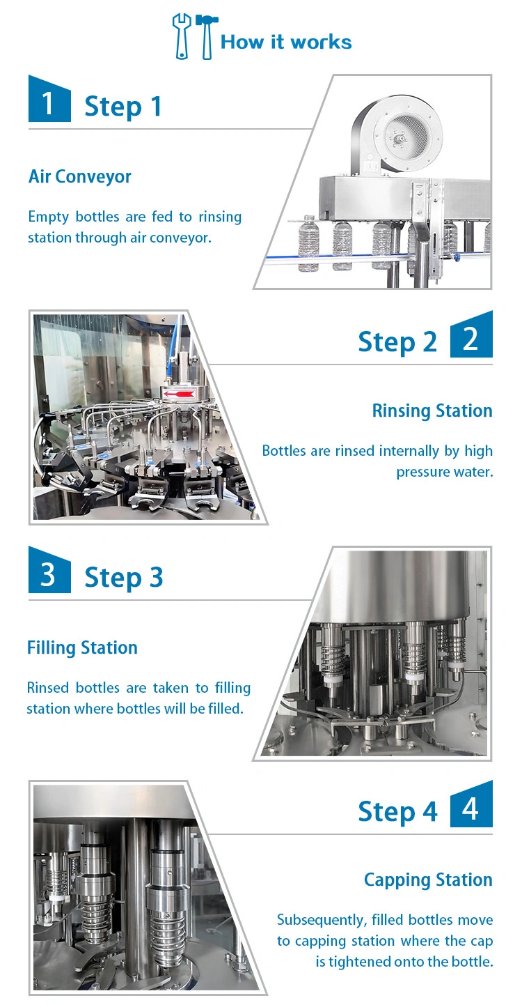 Bottle Filling Machine 10ml 6 Head Liquid Filling Machine Bottle Water Making Machines Filling