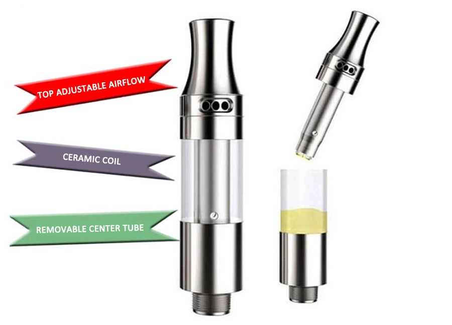 Hot Selling Cbd Cartridge Filling Machine Ceramic Heating Coil Empty Cbd Cartridge