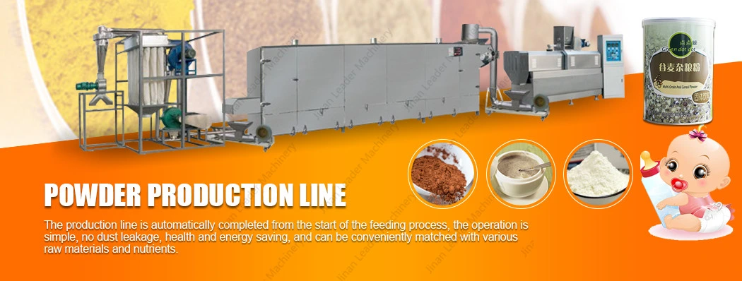 Extruded Rice Powder Nutrtional Baby Food Processing Line/New Condition Nutritional Powder Making Machine