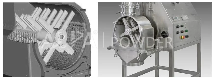 Borax Grinding Powder Size Reduction Hammer Mill with Cyclone