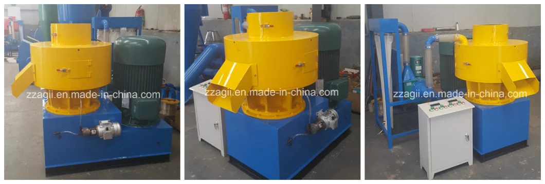 Ce SGS Approved 1t 4 T/H Vertical Ring Die Pellet Mill Wood Pellet Mill Machine