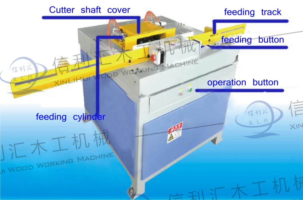 Automatic Pallet Corner Cutting Machine Wood Notching Machine for Sale Pallet Groove Notching Machine Wooden Pallets Keyway Planer/Wood Board Notching Machine