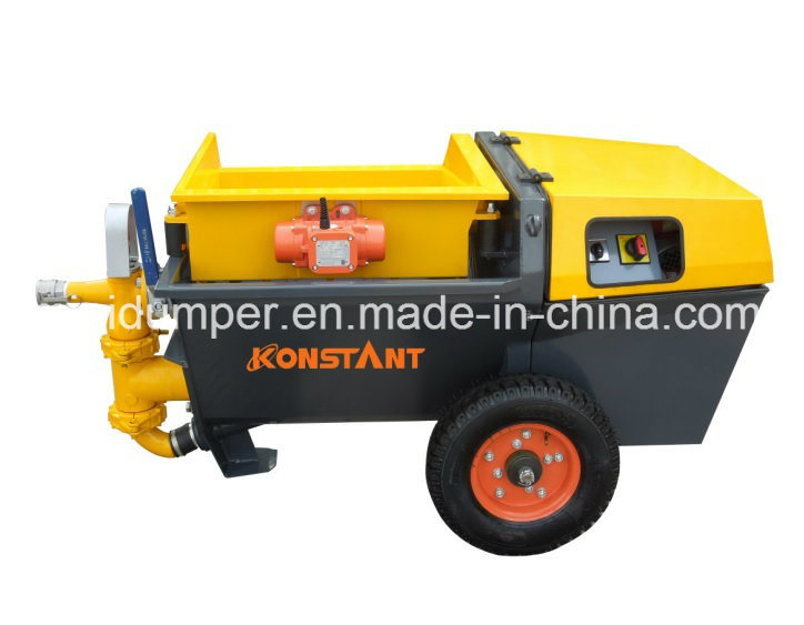 Single Piston Pump Mortar Plastering Machine Spraying Adhesive Cement